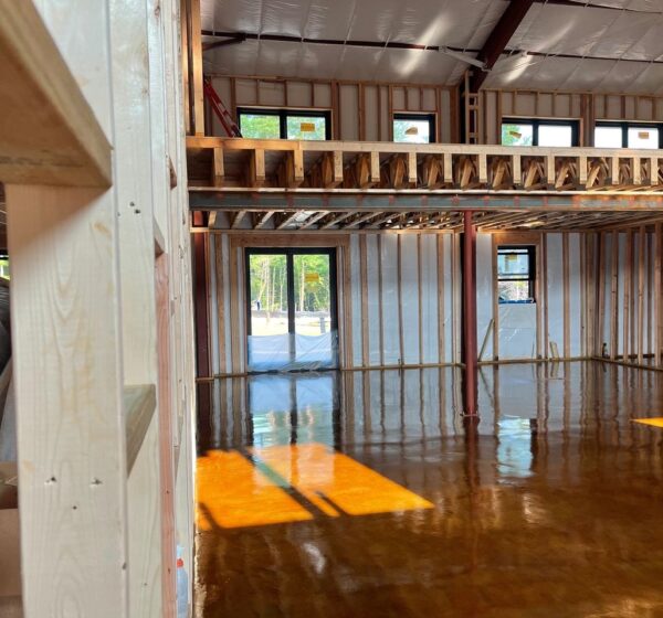 How to Stain Barndominium Concrete Floor and Save